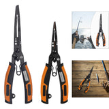 Maxbell Split Rings Pliers Line Cutter Scissors Portable Fishing Pliers Hook Remover 19.6cmx5.5cm
