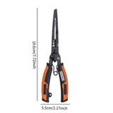 Maxbell Split Rings Pliers Line Cutter Scissors Portable Fishing Pliers Hook Remover 19.6cmx5.5cm