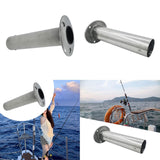 Maxbell Fishing Rod Holder Mirror Polished Marine Fitting 90 Degree for Marine Yacht 304 Stainless Steel