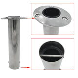 Maxbell Fishing Rod Holder Mirror Polished Marine Fitting 90 Degree for Marine Yacht 304 Stainless Steel