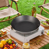Maxbell Camping Fry Pan Outdoor Cooking Griddle for Fishing Backpacking Barbecue