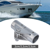 Maxbell Hinge Mount Parts Railing Boat Pipe Connector for Water Sports Sailing Yacht Hole Diameter 20mm