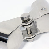 Maxbell Hinge Mount Parts Railing Boat Pipe Connector for Water Sports Sailing Yacht Hole Diameter 20mm