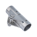 Maxbell Hinge Mount Parts Railing Boat Pipe Connector for Water Sports Sailing Yacht Hole Diameter 22mm