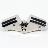 Maxbell Hinge Mount Parts Railing Boat Pipe Connector for Water Sports Sailing Yacht Hole Diameter 22mm