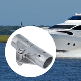 Maxbell Hinge Mount Parts Railing Boat Pipe Connector for Water Sports Sailing Yacht Hole Diameter 22mm