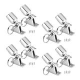 Maxbell 2 Pieces Deck Hinges and Eye End Caps Fits 22mm Tube Heavy Duty Top Hardware 60x18mm Hinge