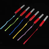 Maxbell Fishing Hook Sharpener File AntiSlip Handle Lightweight Accessories 10x1.4cm Red Handle