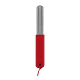 Maxbell Fishing Hook Sharpener File AntiSlip Handle Lightweight Accessories 10x1.4cm Red Handle