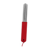 Maxbell Fishing Hook Sharpener File AntiSlip Handle Lightweight Accessories 10x1.4cm Red Handle