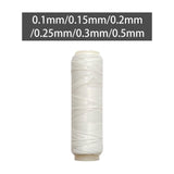 Maxbell Fish Lure Thread Supplies Elastic Fishing String for Adult Angler 0.1mm
