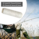 Maxbell Fish Lure Thread Supplies Elastic Fishing String for Adult Angler 0.1mm
