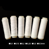 Maxbell Fish Lure Thread Supplies Elastic Fishing String for Adult Angler 0.3mm