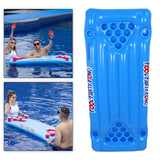 Maxbell Inflatable Beer Pong Raft Floating Drink Holder for Lake Water Sports Summer