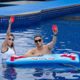 Maxbell Inflatable Beer Pong Raft Floating Drink Holder for Lake Water Sports Summer