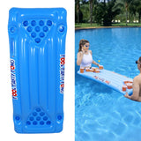 Maxbell Inflatable Beer Pong Raft Floating Drink Holder for Lake Water Sports Summer