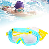 Maxbell Children Swim Goggles Anti Fog Eyewear for Summer Learning Swimming Outdoor Yellow Blue