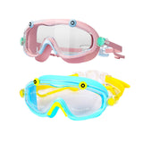 Maxbell Children Swim Goggles Anti Fog Eyewear for Summer Learning Swimming Outdoor Yellow Blue