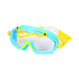 Maxbell Children Swim Goggles Anti Fog Eyewear for Summer Learning Swimming Outdoor Yellow Blue