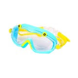 Maxbell Children Swim Goggles Anti Fog Eyewear for Summer Learning Swimming Outdoor Yellow Blue