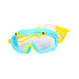 Maxbell Children Swim Goggles Anti Fog Eyewear for Summer Learning Swimming Outdoor Yellow Blue