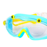 Maxbell Children Swim Goggles Anti Fog Eyewear for Summer Learning Swimming Outdoor Yellow Blue