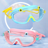 Maxbell Children Swim Goggles Anti Fog Eyewear for Summer Learning Swimming Outdoor Yellow Blue