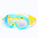 Maxbell Children Swim Goggles Anti Fog Eyewear for Summer Learning Swimming Outdoor Yellow Blue