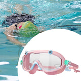 Maxbell Children Swim Goggles Anti Fog Eyewear for Summer Learning Swimming Outdoor Blue Pink
