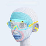 Maxbell Children Swim Goggles Anti Fog Eyewear for Summer Learning Swimming Outdoor Blue Pink