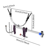 Maxbell Boat Fishing Rod Holder Accessory Adjustable Bracket for Canoe Drifting Boat 35cm