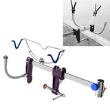 Maxbell Boat Fishing Rod Holder Accessory Adjustable Bracket for Canoe Drifting Boat 35