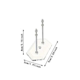 Maxbell Skateboard Wall Mount Space Saving Longboard Stand Premium Skateboard Hanger Clear