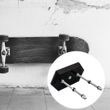 Maxbell Skateboard Wall Mount Space Saving Longboard Stand Premium Skateboard Hanger Black