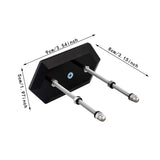 Maxbell Skateboard Wall Mount Space Saving Longboard Stand Premium Skateboard Hanger Black