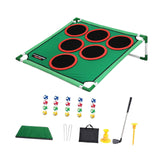 Maxbell Golf Game Play Set Portable Golf Chipping Cornhole Set for Party Indoor Yard