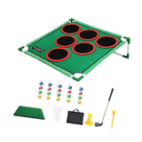 Maxbell Golf Game Play Set Portable Golf Chipping Cornhole Set for Party Indoor Yard