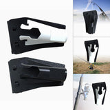 Maxbell Fishing Rod Holder Sturdy Waist Belt Rod Holder for Boat Yacht Kayak Fishing Black
