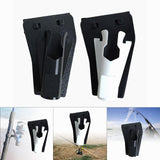 Maxbell Fishing Rod Holder Sturdy Waist Belt Rod Holder for Boat Yacht Kayak Fishing Black