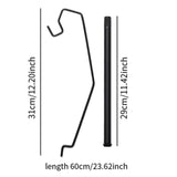 Maxbell Camping Lantern Stand Lamp Pole for Outdoor Activities Backpacking Traveling