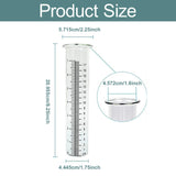 Maxbell Outdoor Rain Gauge Decorative Rainwater Gauge with Scale for Lawn Yard Patio