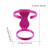 Maxbell Bag Cup Holder Handbag Accessories Foldable Water Bottle Holder Rose Red