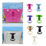 Maxbell Bag Cup Holder Handbag Accessories Foldable Water Bottle Holder Rose Red