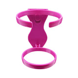 Maxbell Bag Cup Holder Handbag Accessories Foldable Water Bottle Holder Rose Red