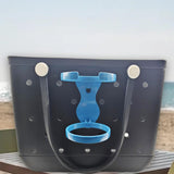 Maxbell Bag Cup Holder Handbag Accessories Foldable Water Bottle Holder Blue