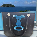 Maxbell Bag Cup Holder Handbag Accessories Foldable Water Bottle Holder Blue