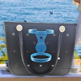 Maxbell Bag Cup Holder Handbag Accessories Foldable Water Bottle Holder Blue