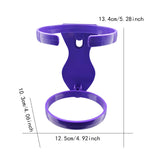 Maxbell Bag Cup Holder Handbag Accessories Foldable Water Bottle Holder Purple