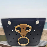 Maxbell Bag Cup Holder Handbag Accessories Foldable Water Bottle Holder Yellow