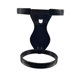 Maxbell Bag Cup Holder Handbag Accessories Foldable Water Bottle Holder Black